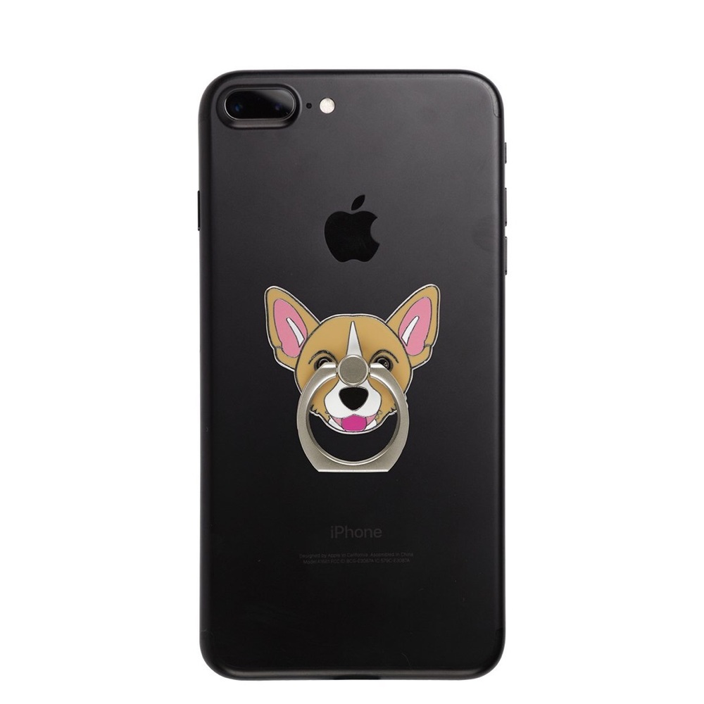NIP Corgi Phone Ring Puppy Love
